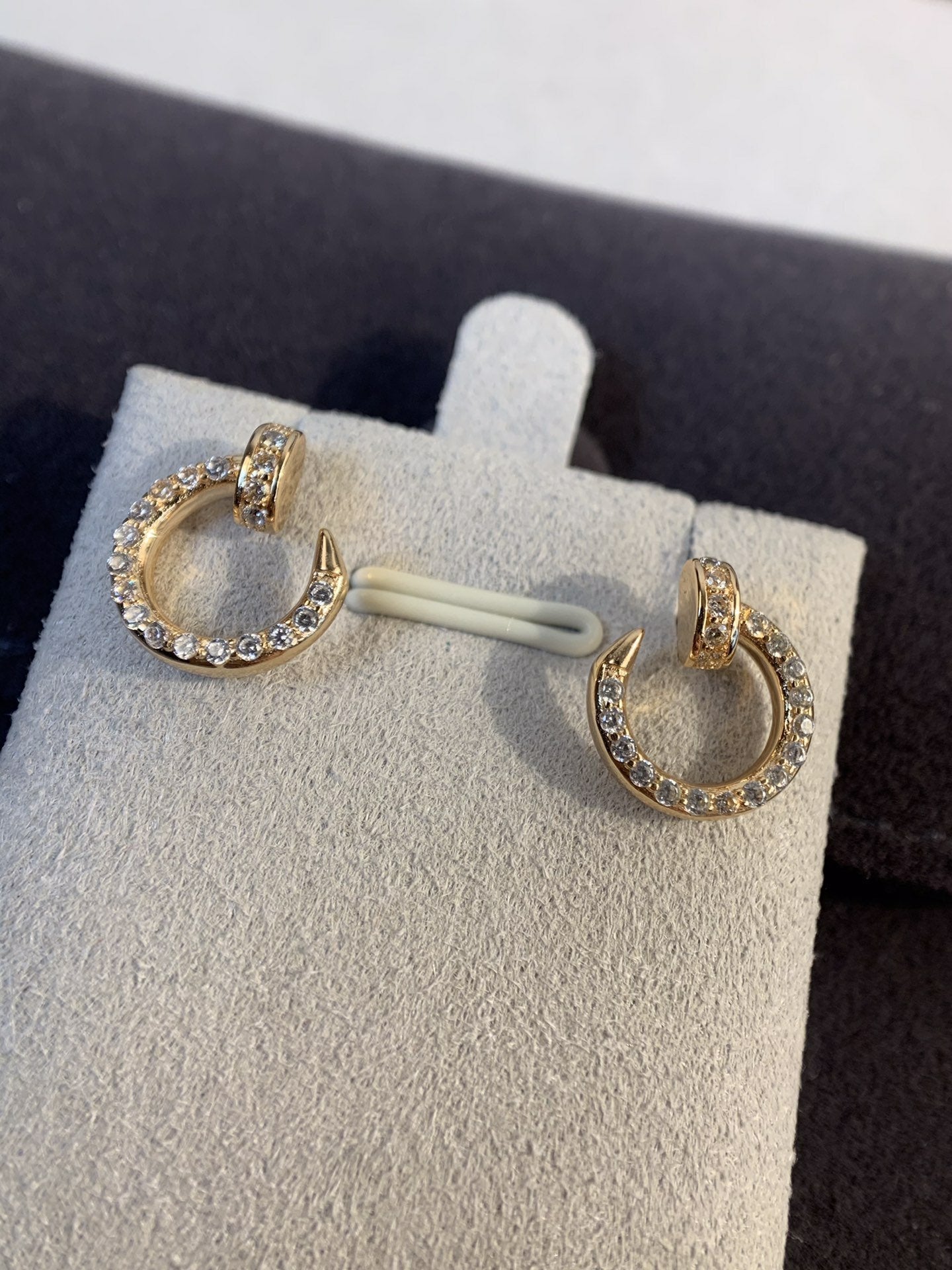 [⭐Glow]JUSTE EARRINGS GOLD DIAMONDS