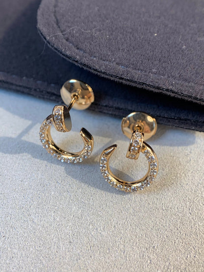 [⭐Glow]JUSTE EARRINGS GOLD DIAMONDS