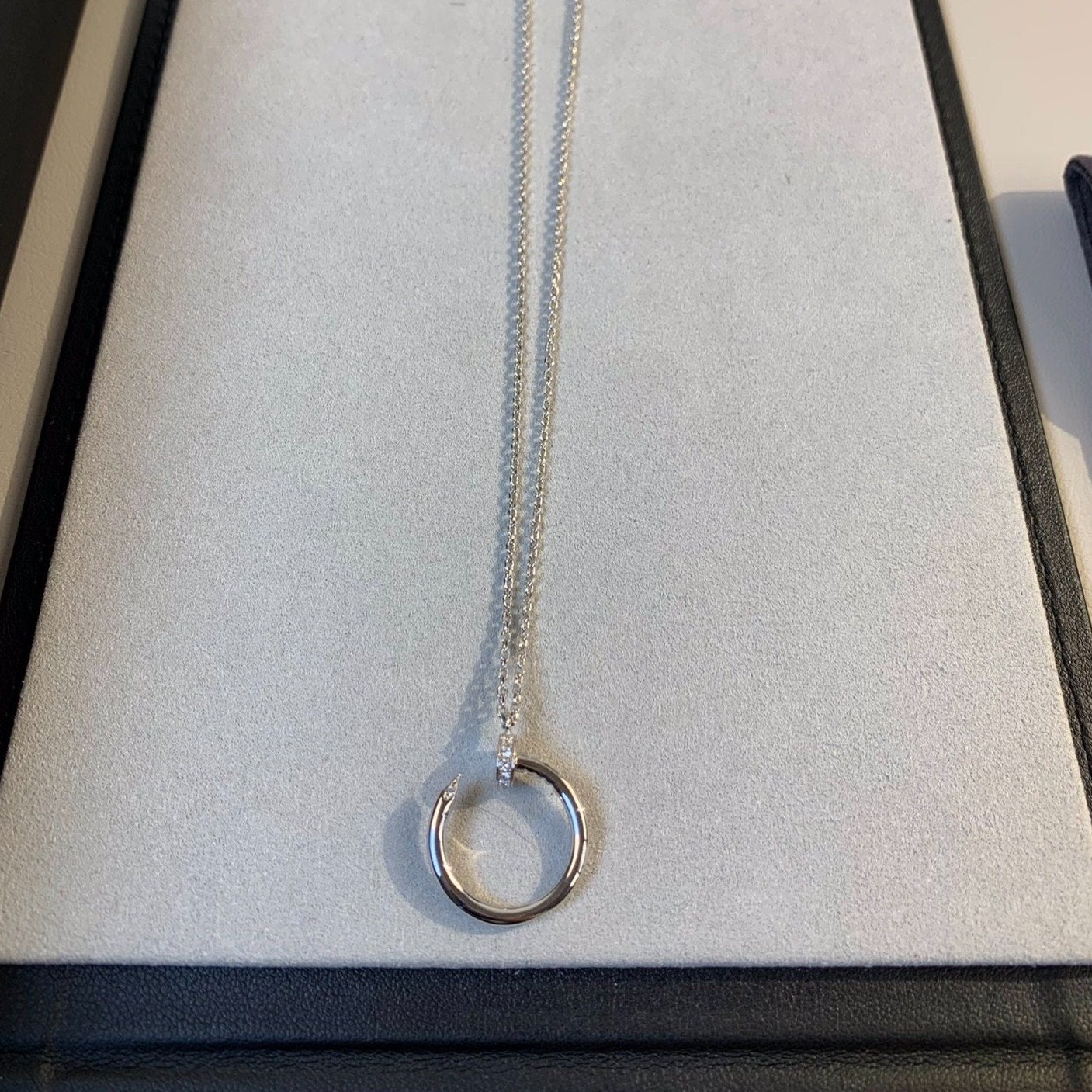 [⭐Glow]JUSTE NECKLACE SILVER