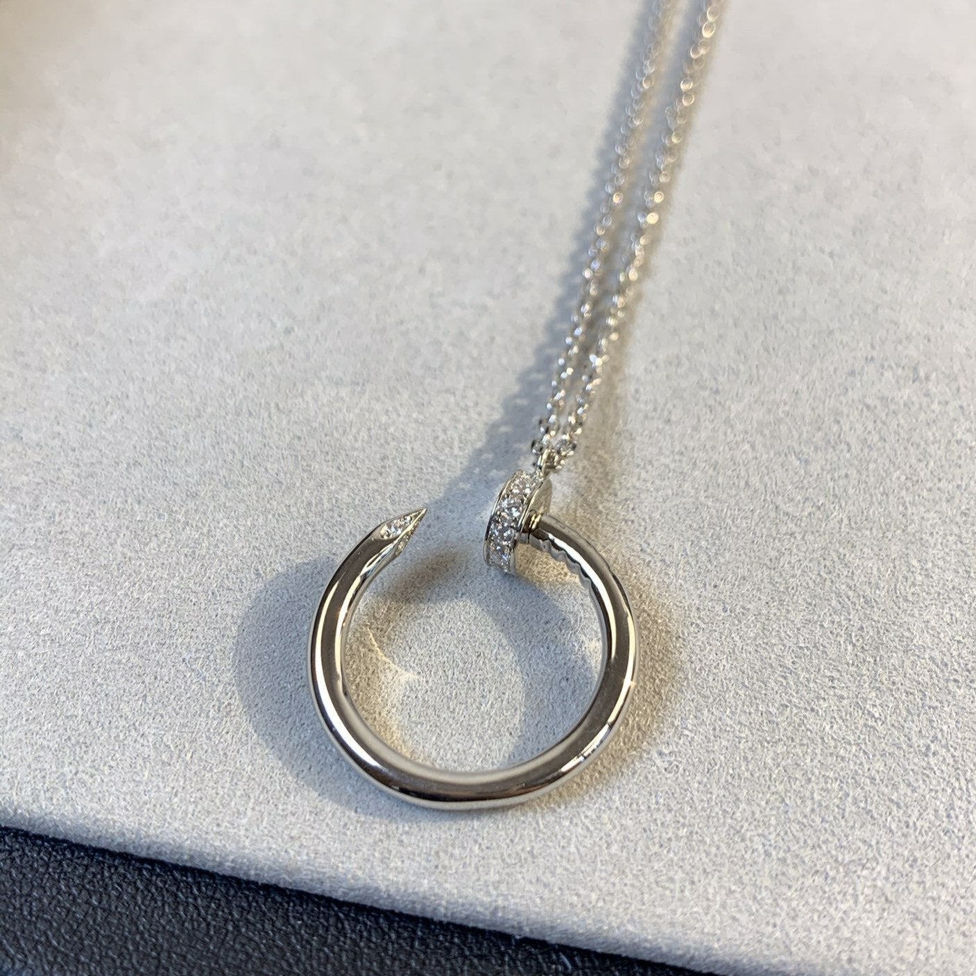 [⭐Glow]JUSTE NECKLACE SILVER