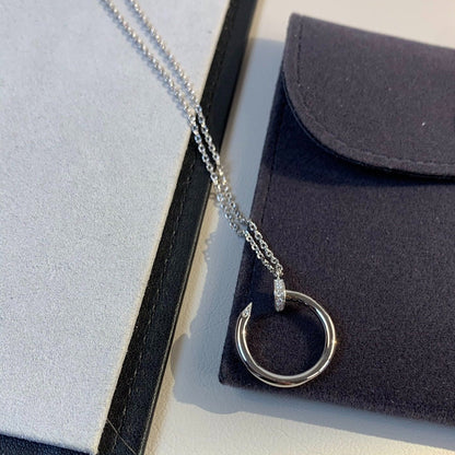 [⭐Glow]JUSTE NECKLACE SILVER