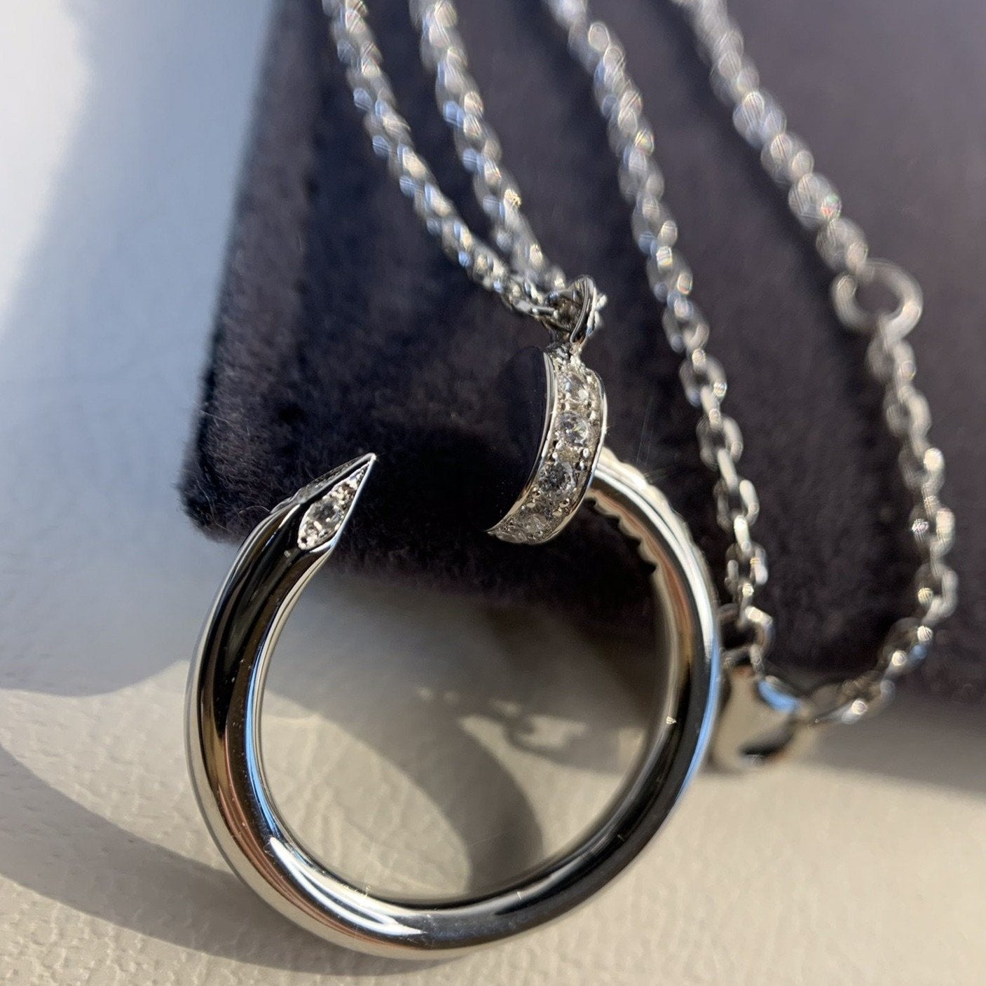 [⭐Glow]JUSTE NECKLACE SILVER