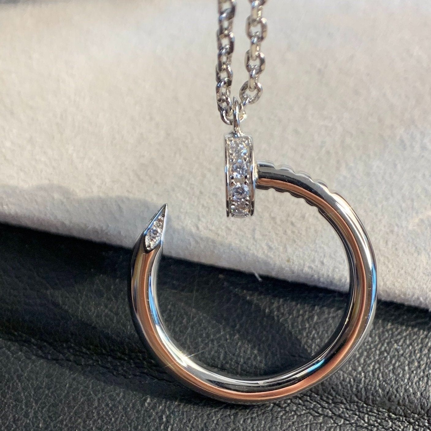 [⭐Glow]JUSTE NECKLACE SILVER