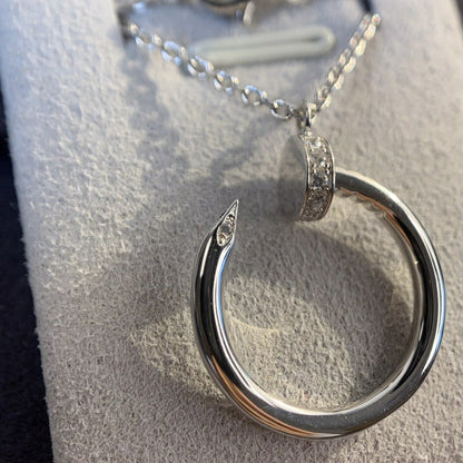 [⭐Glow]JUSTE NECKLACE SILVER