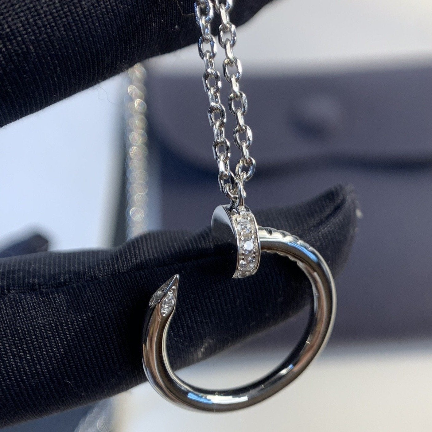 [⭐Glow]JUSTE NECKLACE SILVER