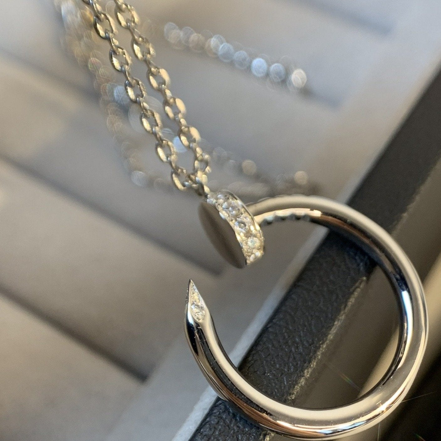 [⭐Glow]JUSTE NECKLACE SILVER