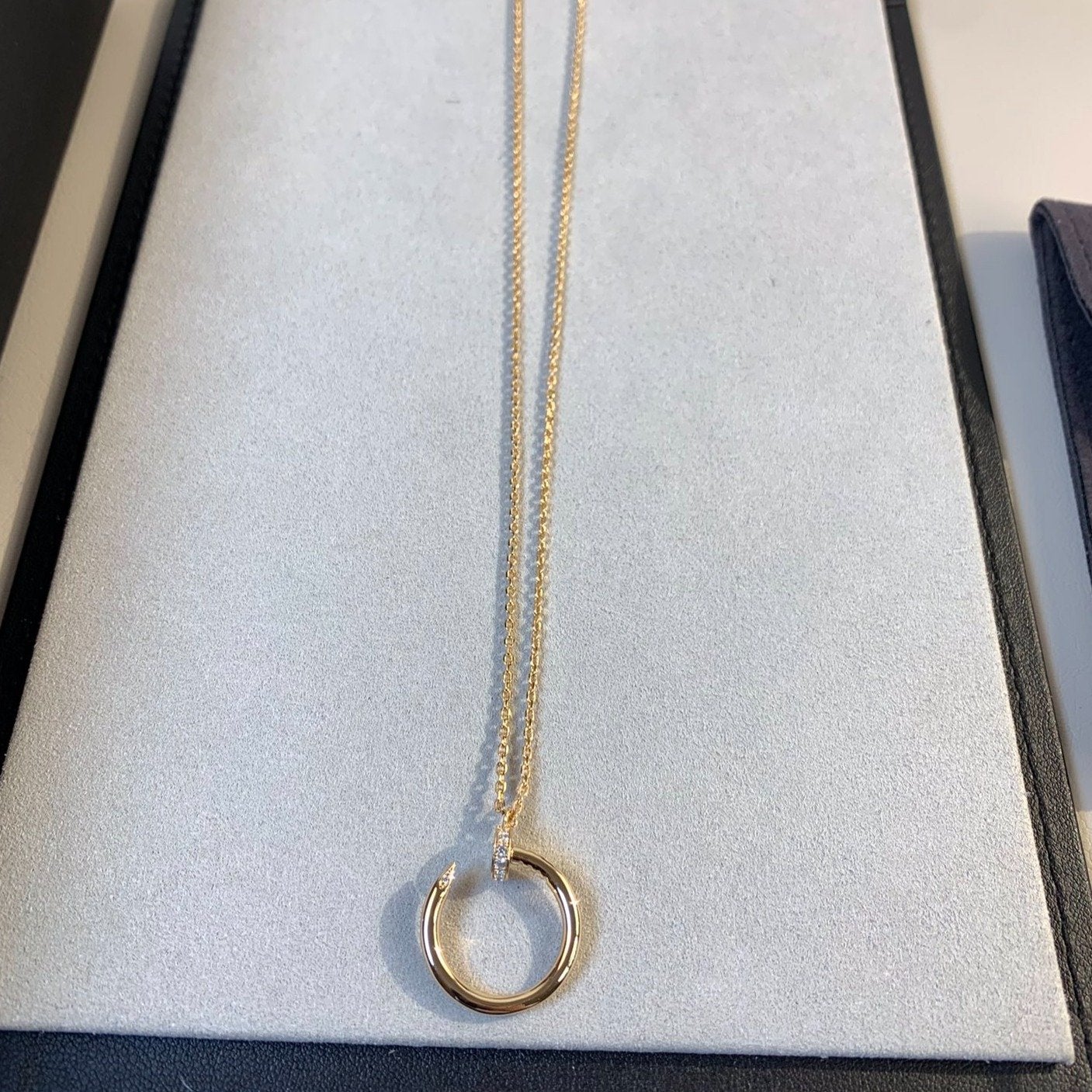 [⭐Glow]JUSTE NECKLACE PINK GOLD
