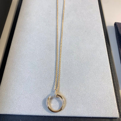 [⭐Glow]JUSTE NECKLACE PINK GOLD