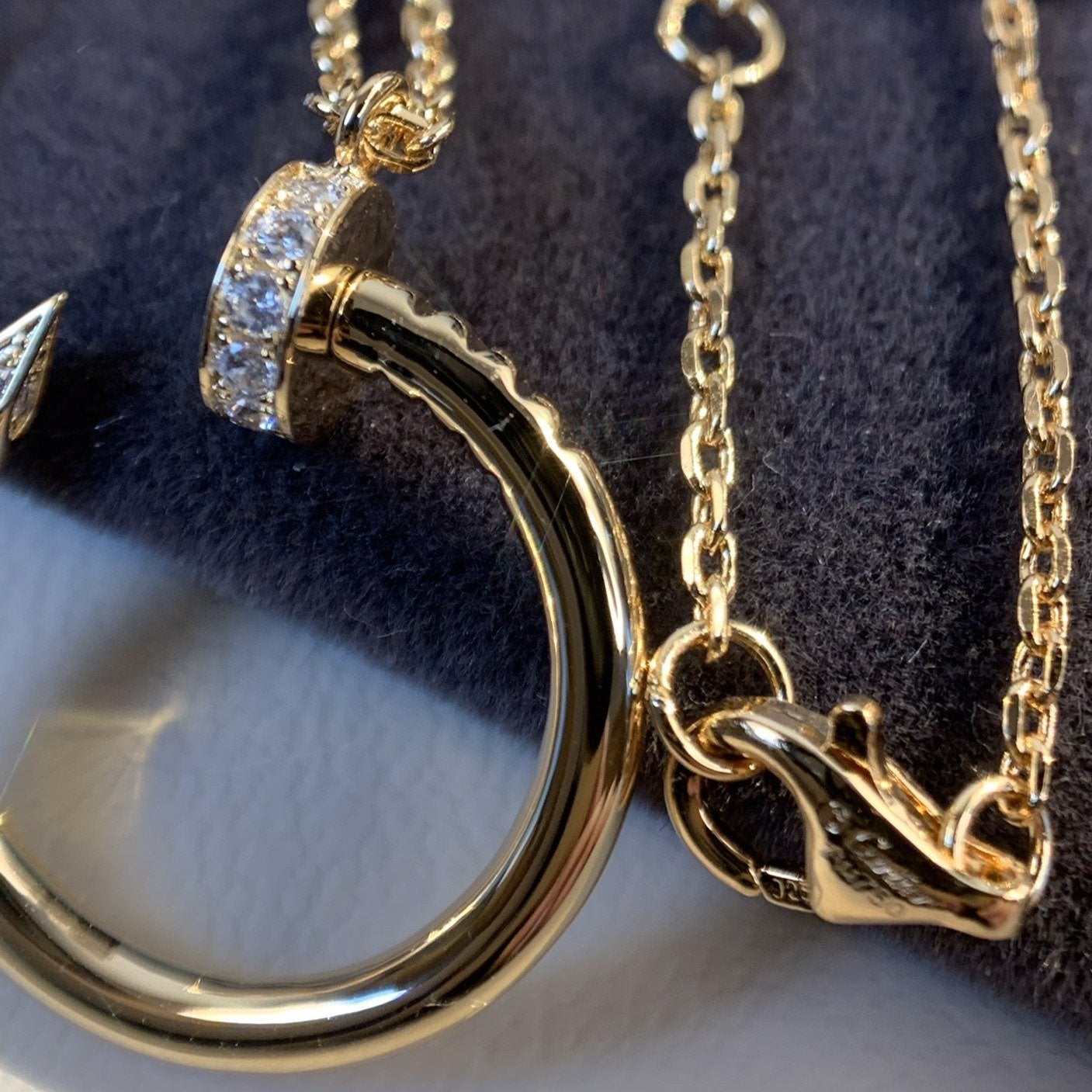 [⭐Glow]JUSTE NECKLACE PINK GOLD