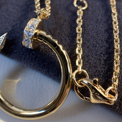 [⭐Glow]JUSTE NECKLACE PINK GOLD