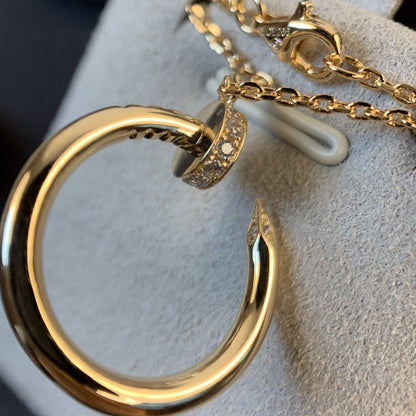[⭐Glow]JUSTE NECKLACE PINK GOLD