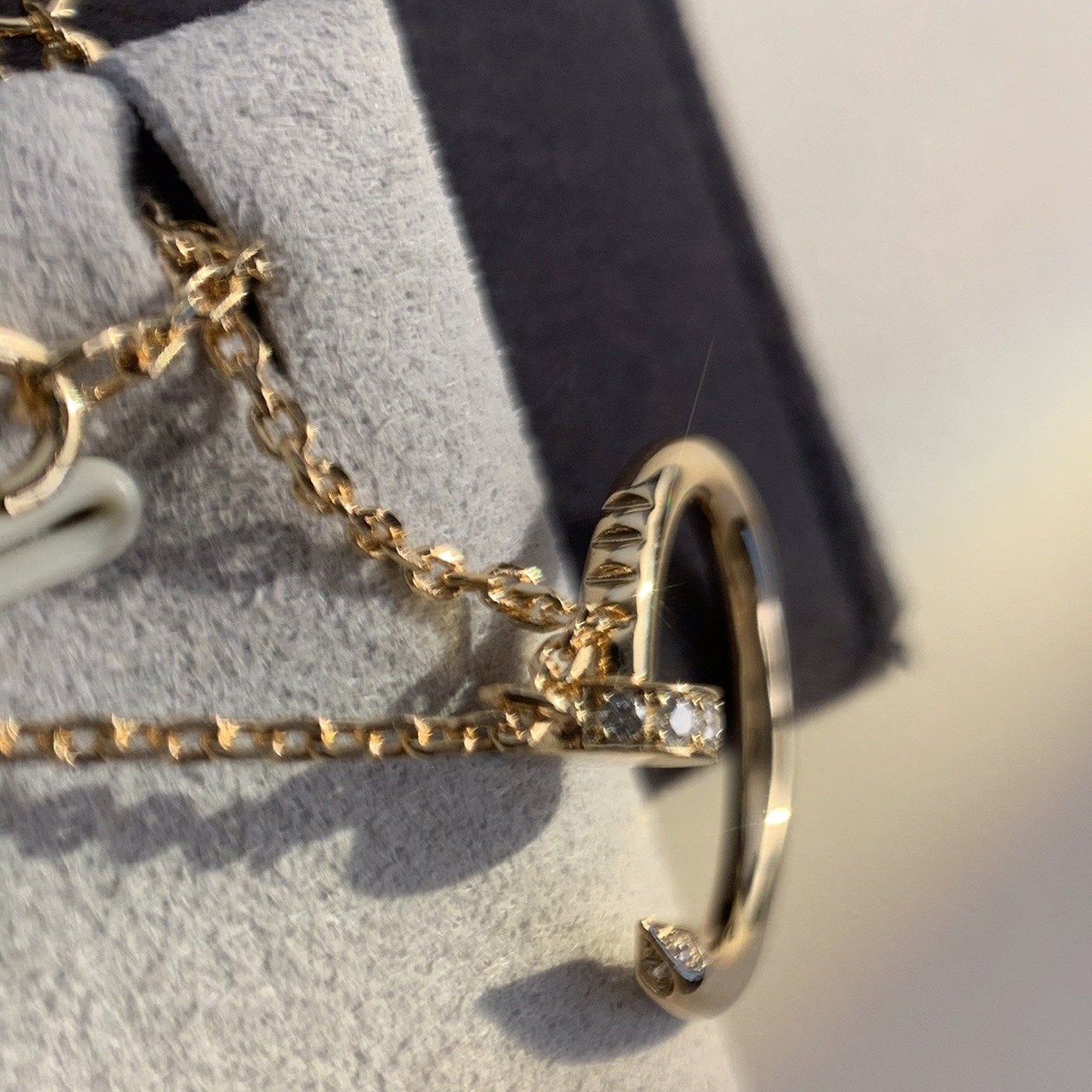 [⭐Glow]JUSTE NECKLACE PINK GOLD