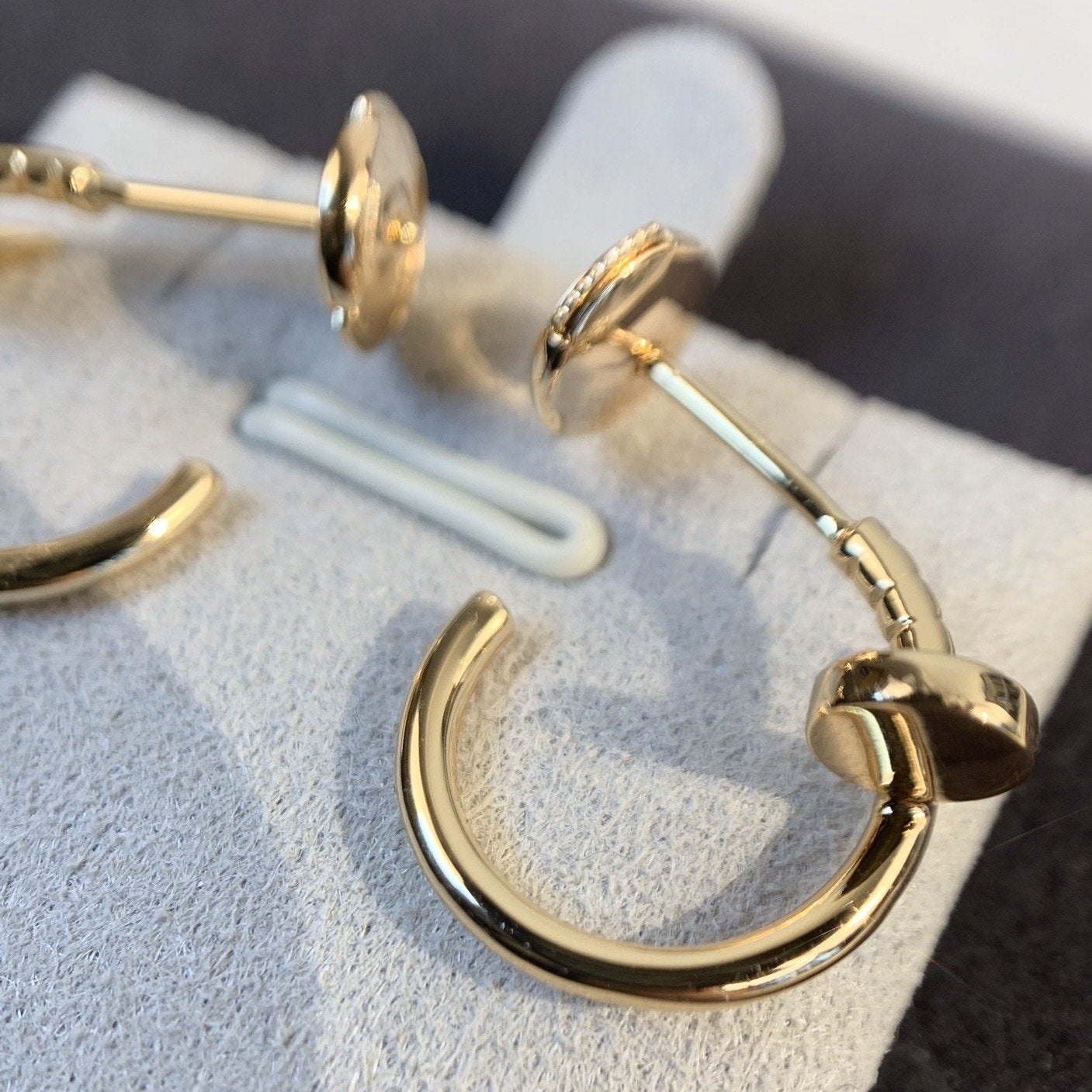 [⭐Glow]JUSTE EARRINGS PINK GOLD