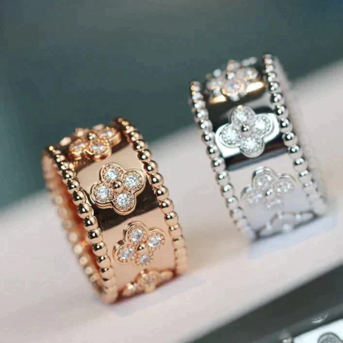 [⭐Glow]CLOVER KALEIDOSCOPE RING 10MM