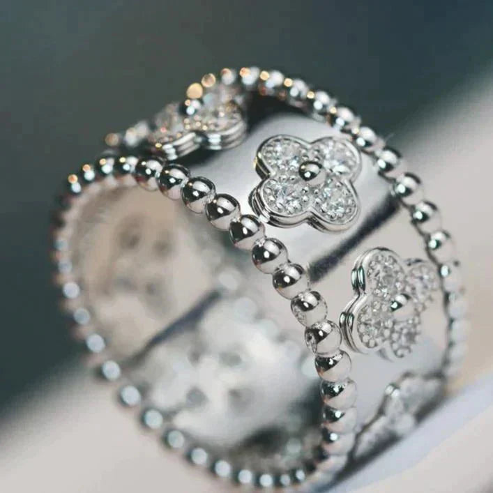 [⭐Glow]CLOVER KALEIDOSCOPE RING 10MM