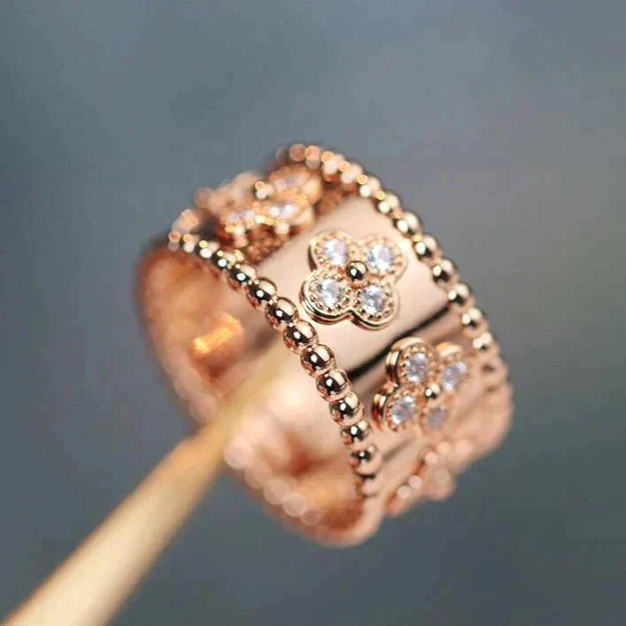 [⭐Glow]CLOVER KALEIDOSCOPE RING 10MM