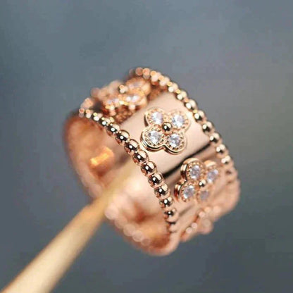 [⭐Glow]CLOVER KALEIDOSCOPE RING 10MM