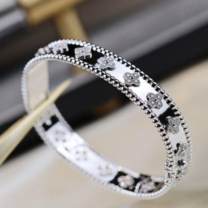 [⭐Glow]CLOVER BRACELET 8MM DIAMONDS