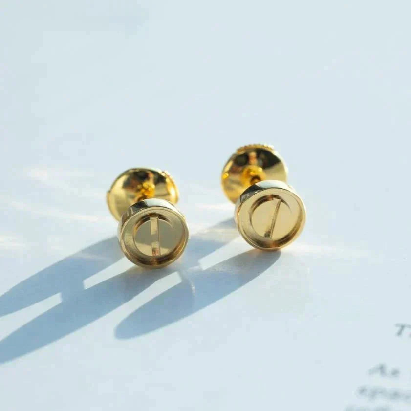 [⭐Glow]LOVE EARRINGS GOLD 10MM