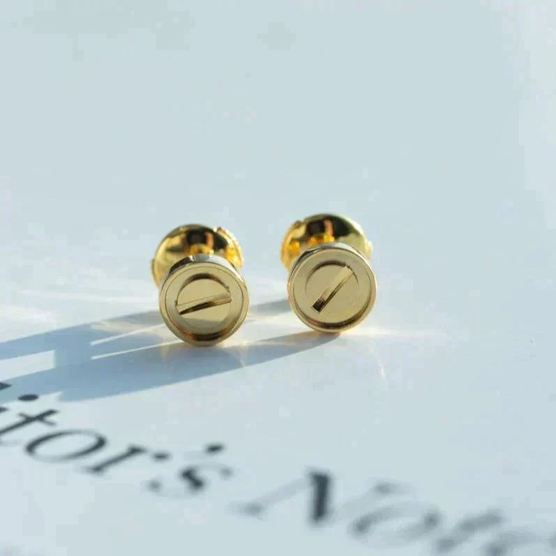 [⭐Glow]LOVE EARRINGS GOLD 10MM