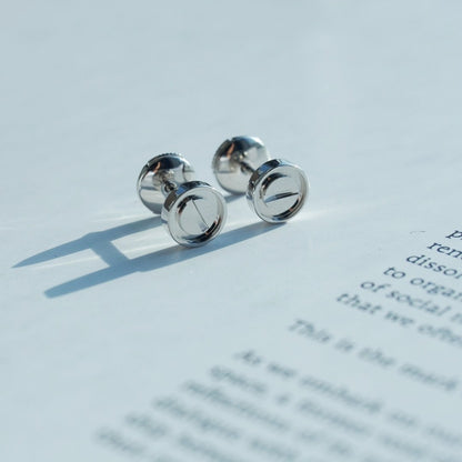 [⭐Glow]LOVE EARRINGS SILVER 10MM