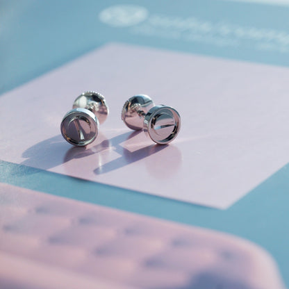 [⭐Glow]LOVE EARRINGS SILVER 10MM