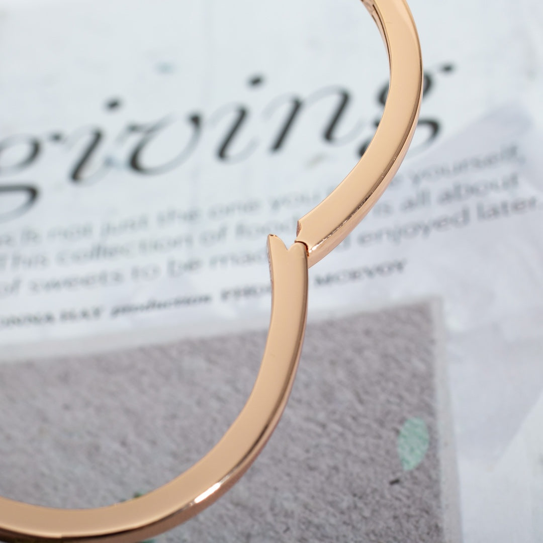 [⭐Glow]DREAM BRACELET OPEN PINK GOLD MOP DIAMOND