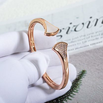 [⭐Glow]DREAM BRACELET OPEN PINK GOLD MOP DIAMOND