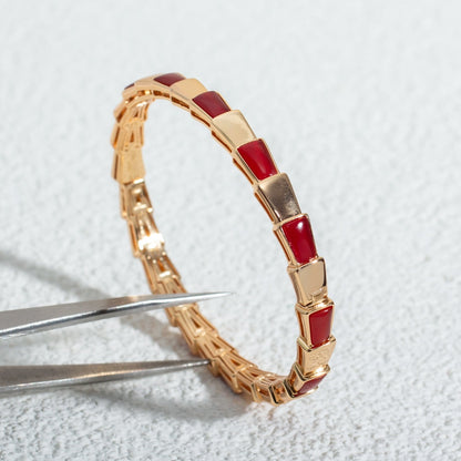 [⭐Glow]SERPENTI BRACELET PINK GOLD RUBELLITE