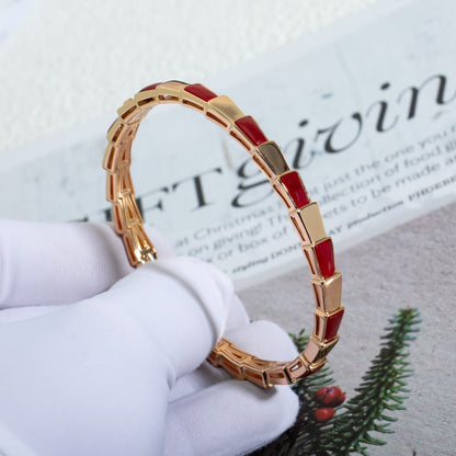 [⭐Glow]SERPENTI BRACELET PINK GOLD RUBELLITE