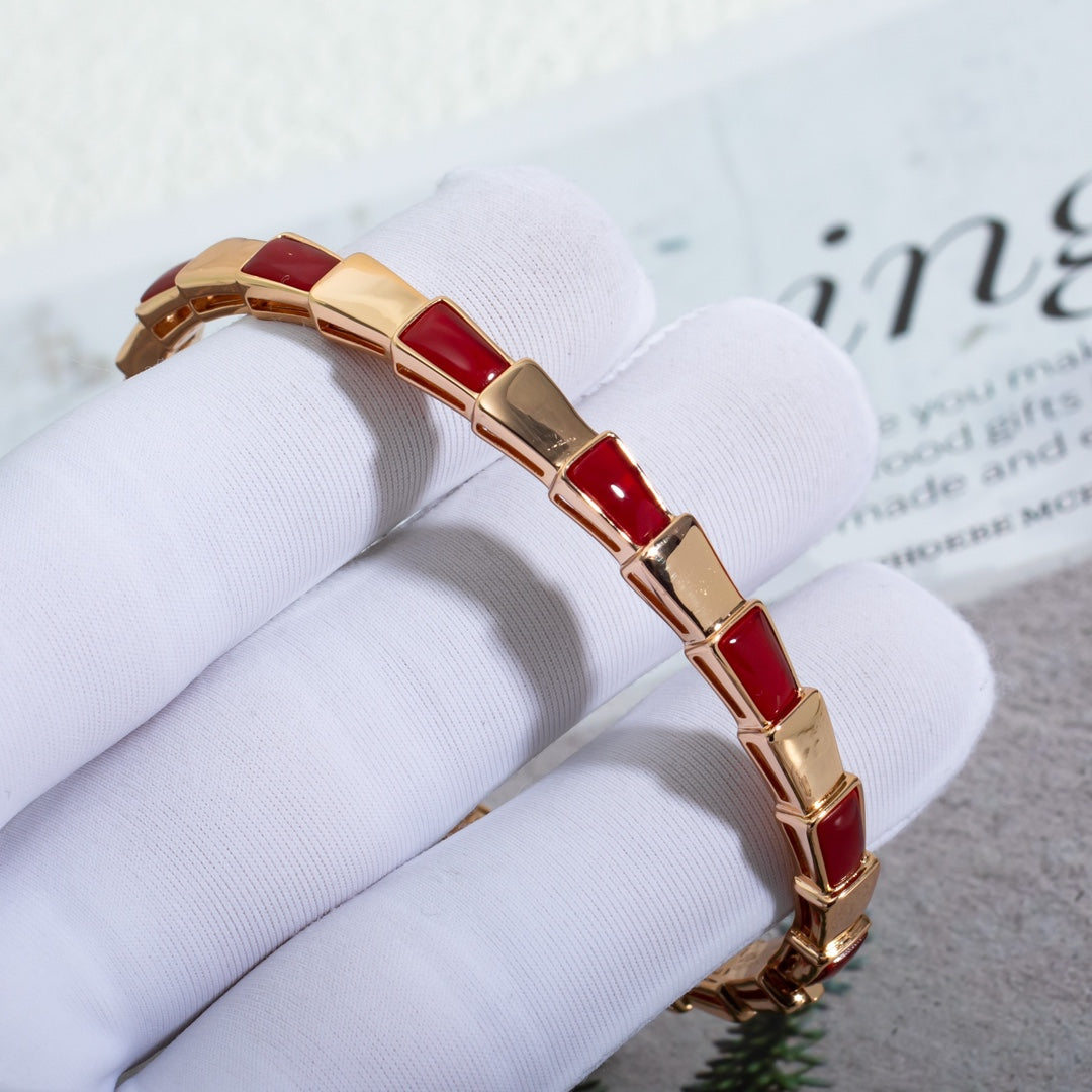 [⭐Glow]SERPENTI BRACELET PINK GOLD RUBELLITE