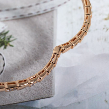 [⭐Glow]SERPENTI BRACELET PINK GOLD DIAMOND