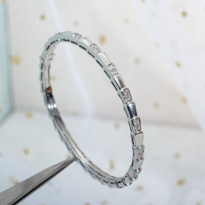[⭐Glow]SERPENTI BRACELET SILVER DIAMOND