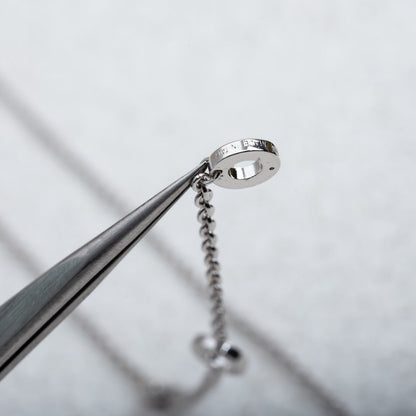 [⭐Glow]PARENTESI NECKLACE SILVER