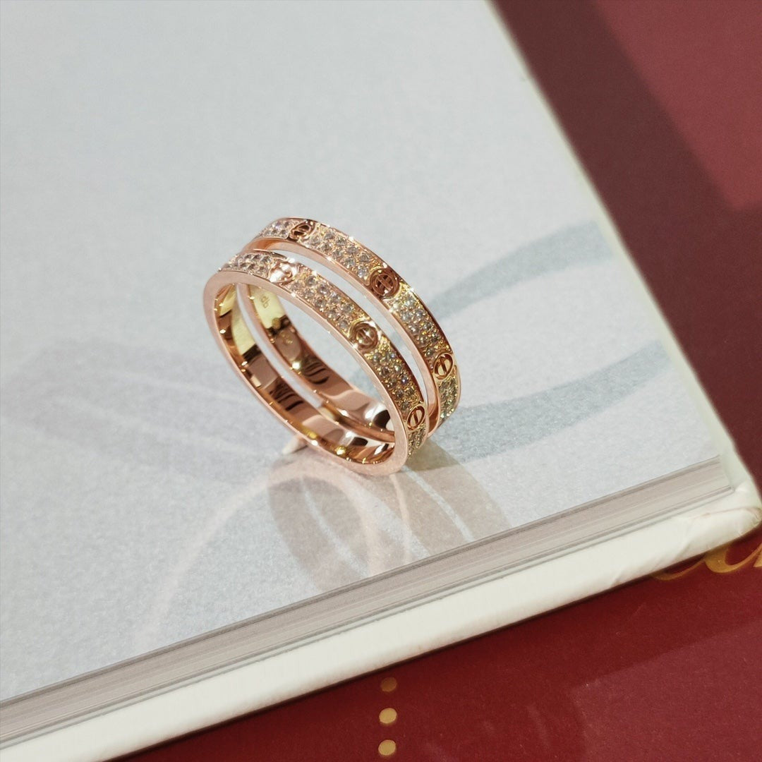 [⭐Glow]LOVE RING 2.65MM DIAMOND