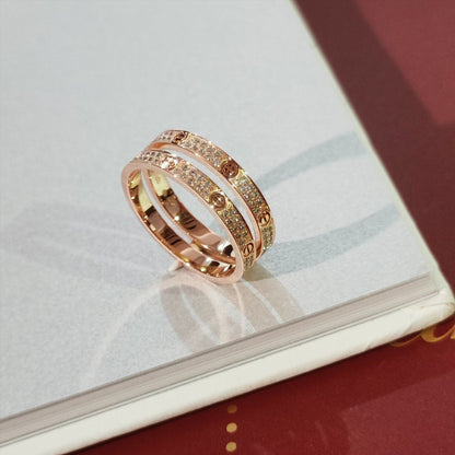[⭐Glow]LOVE RING 2.65MM DIAMOND