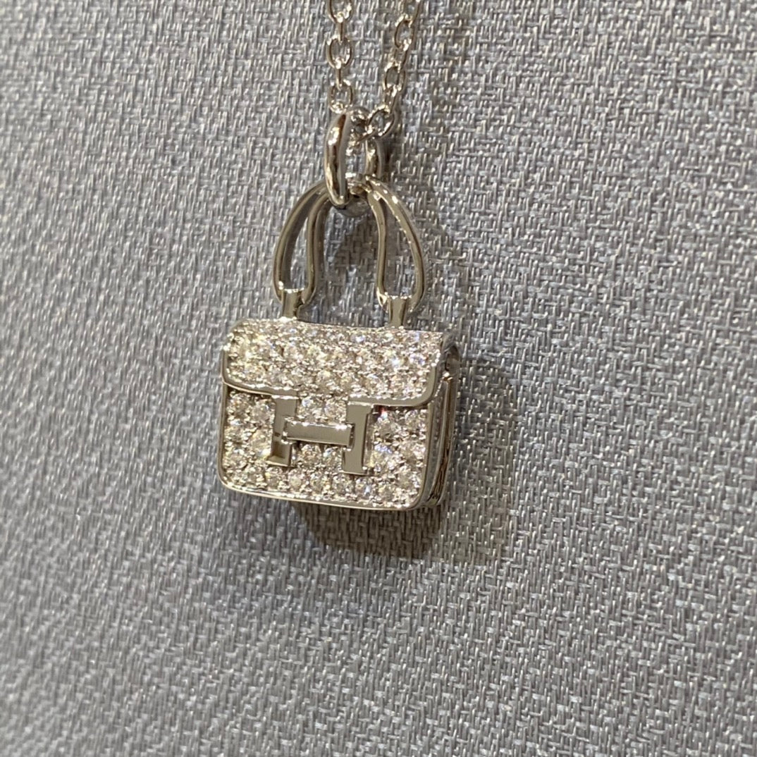 [⭐Glow]CONSTANCE PEDANT DIAMOND NECKLACE