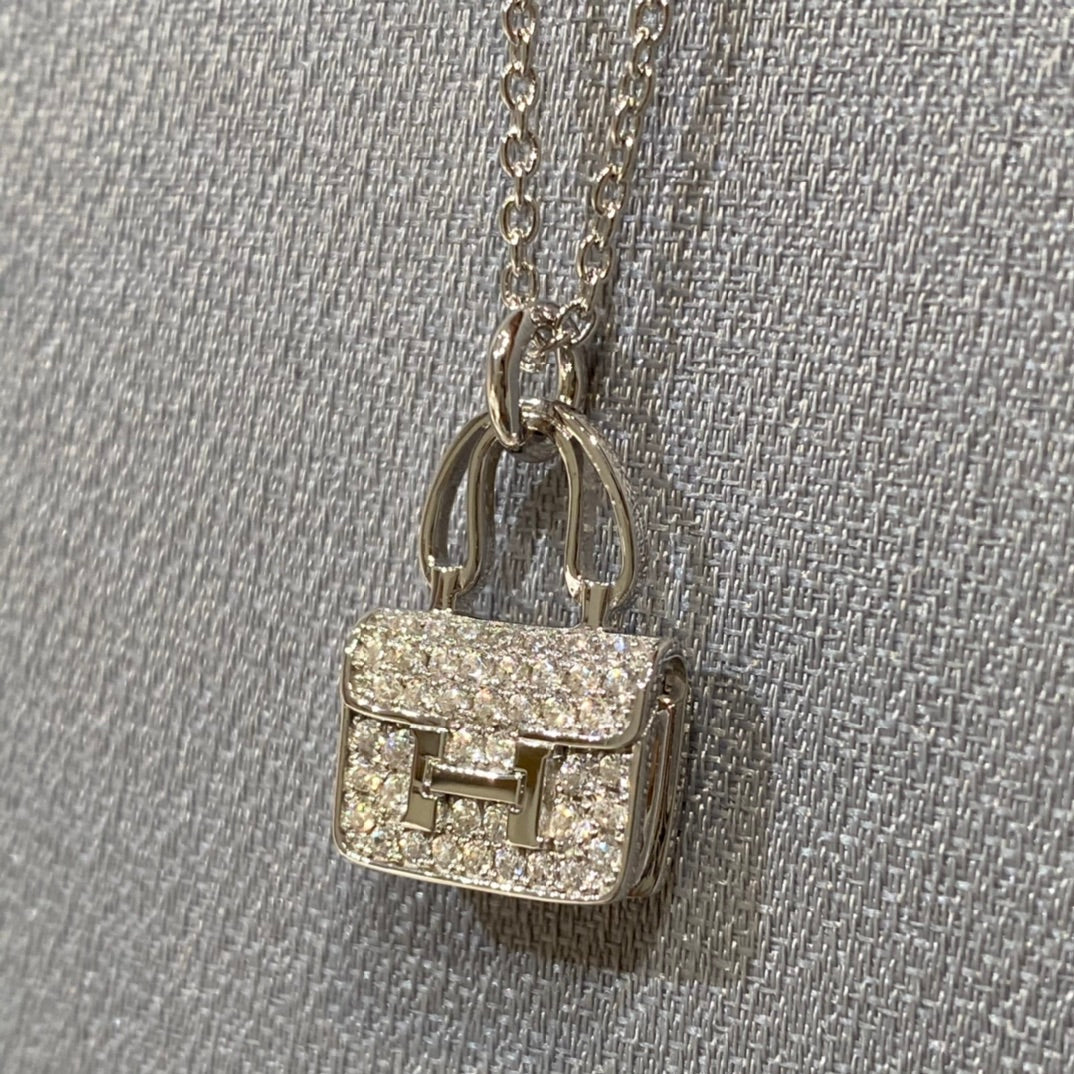 [⭐Glow]CONSTANCE PEDANT DIAMOND NECKLACE