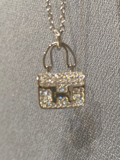 [⭐Glow]CONSTANCE PEDANT DIAMOND NECKLACE