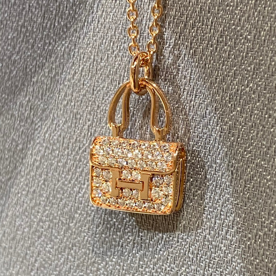 [⭐Glow]CONSTANCE PEDANT DIAMOND NECKLACE