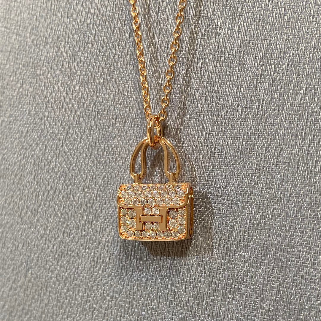 [⭐Glow]CONSTANCE PEDANT DIAMOND NECKLACE