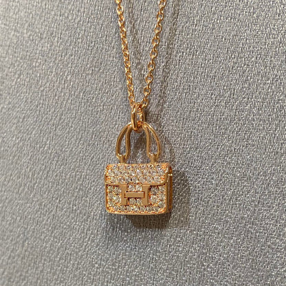 [⭐Glow]CONSTANCE PEDANT DIAMOND NECKLACE