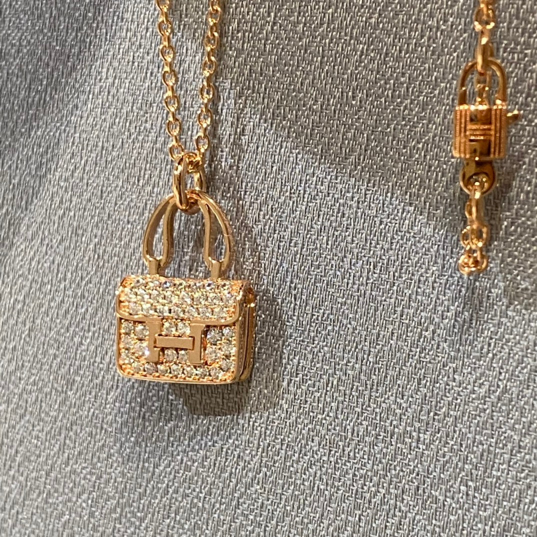 [⭐Glow]CONSTANCE PEDANT DIAMOND NECKLACE