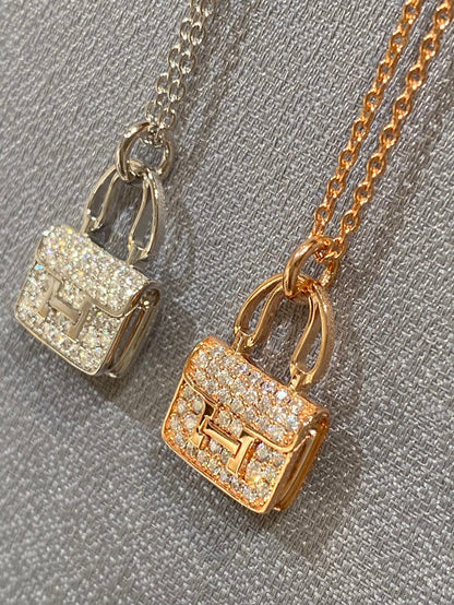 [⭐Glow]CONSTANCE PEDANT DIAMOND NECKLACE