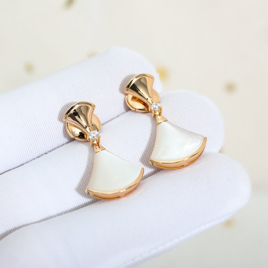 [⭐Glow]DREAM MOP PINK GOLD EARRINGS