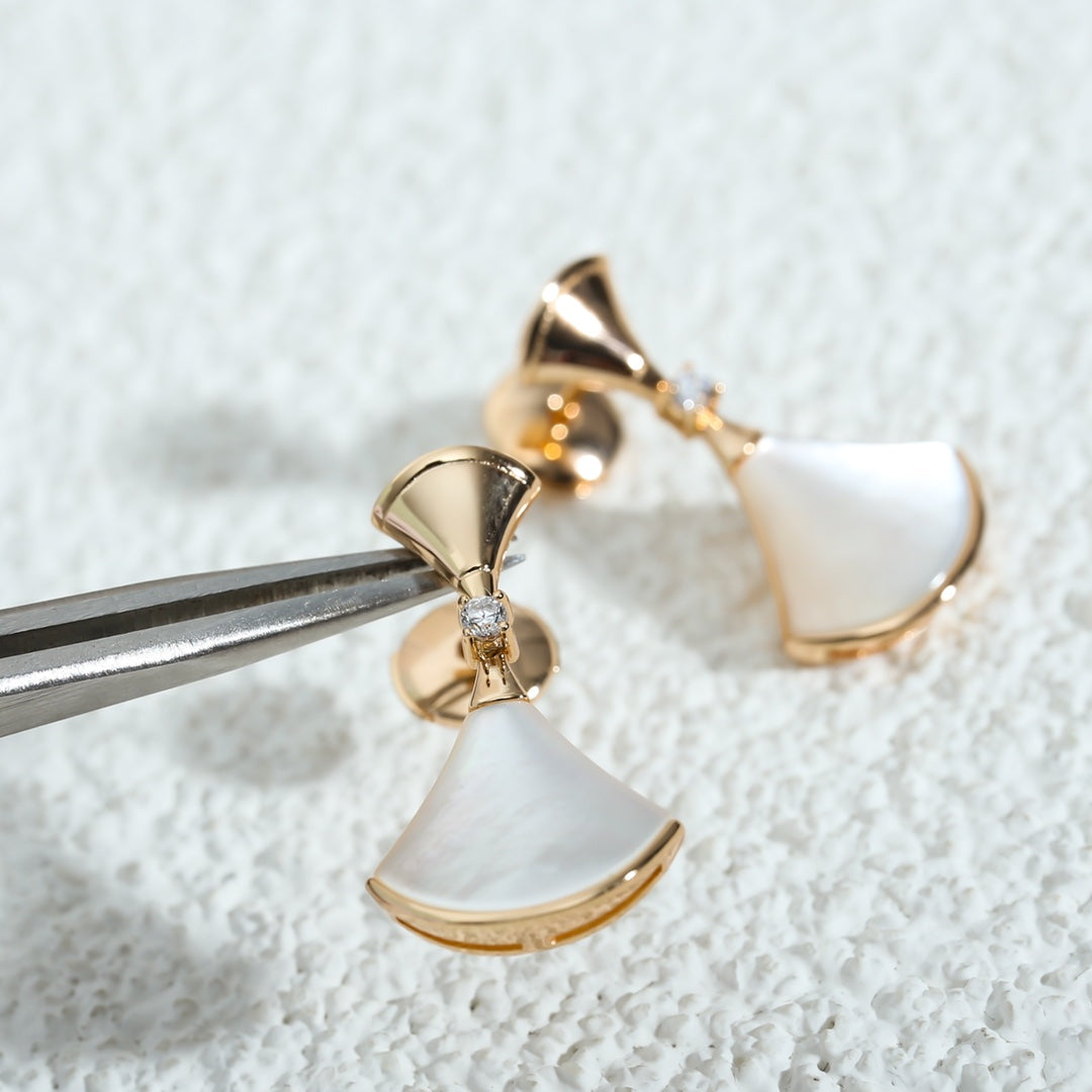 [⭐Glow]DREAM MOP PINK GOLD EARRINGS