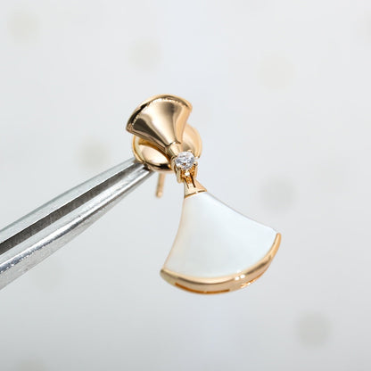 [⭐Glow]DREAM MOP PINK GOLD EARRINGS