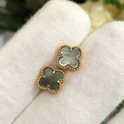 [⭐Glow]CLOVER MINI GOLD EARRINGS