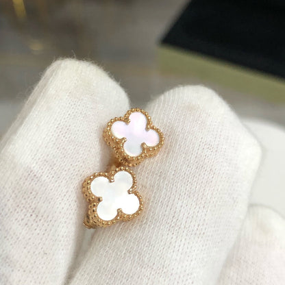 [⭐Glow]CLOVER MINI GOLD EARRINGS