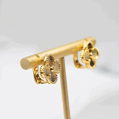 [⭐Glow]CLOVER MEDIUM 1 MOTIFS LASER EARRINGS